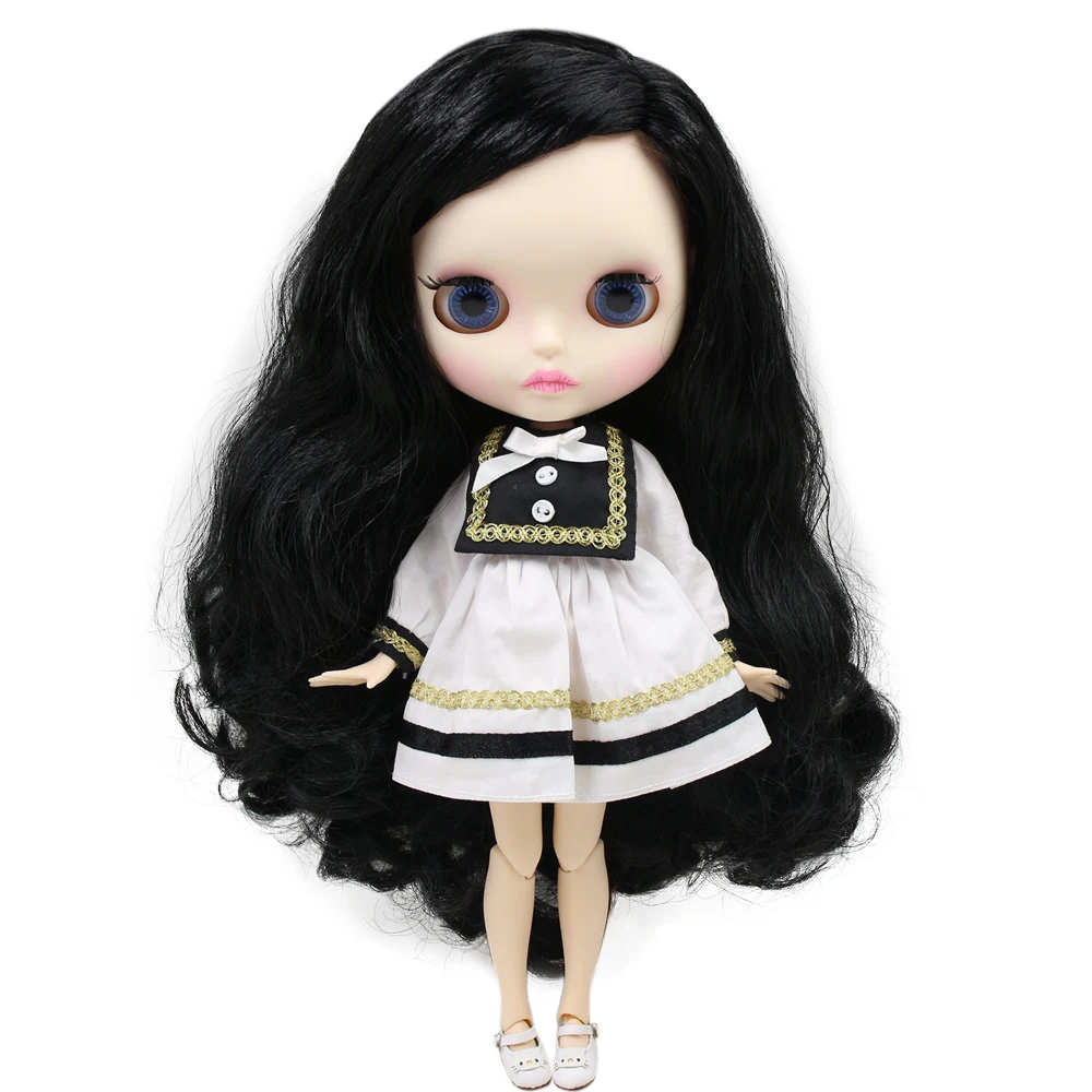 ICY Nude Blyth Doll For Series No.BL117 Black hair saide part style Carved lips Matte face Joint body 1/6bjd
ICY Nude Blyth Doll For Series No.BL117 Black hair saide part style Carved lips Matte face Joint body 1/6bjd