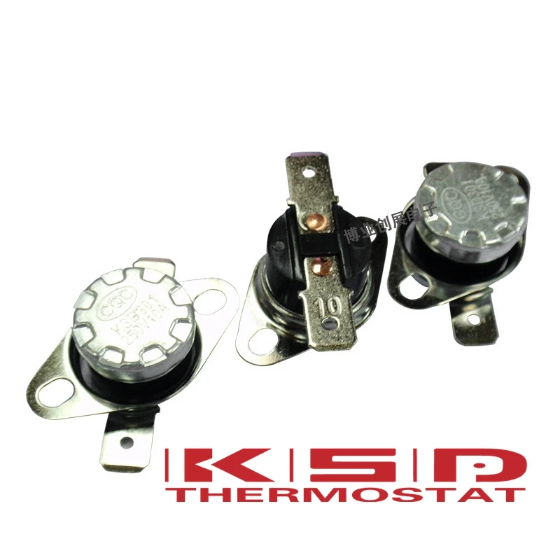 5pcs/lot KSD301 92 Degrees 10A250V N.C. Normally Closed N.O. Normally Open Temperature Switch Thermostat 45/50/90/95/85/180/
5pcs/lot KSD301 92 Degrees 10A250V N.C. Normally Closed N.O. Normally Open Temperature Switch Thermostat 45/50/90/95/85/180/