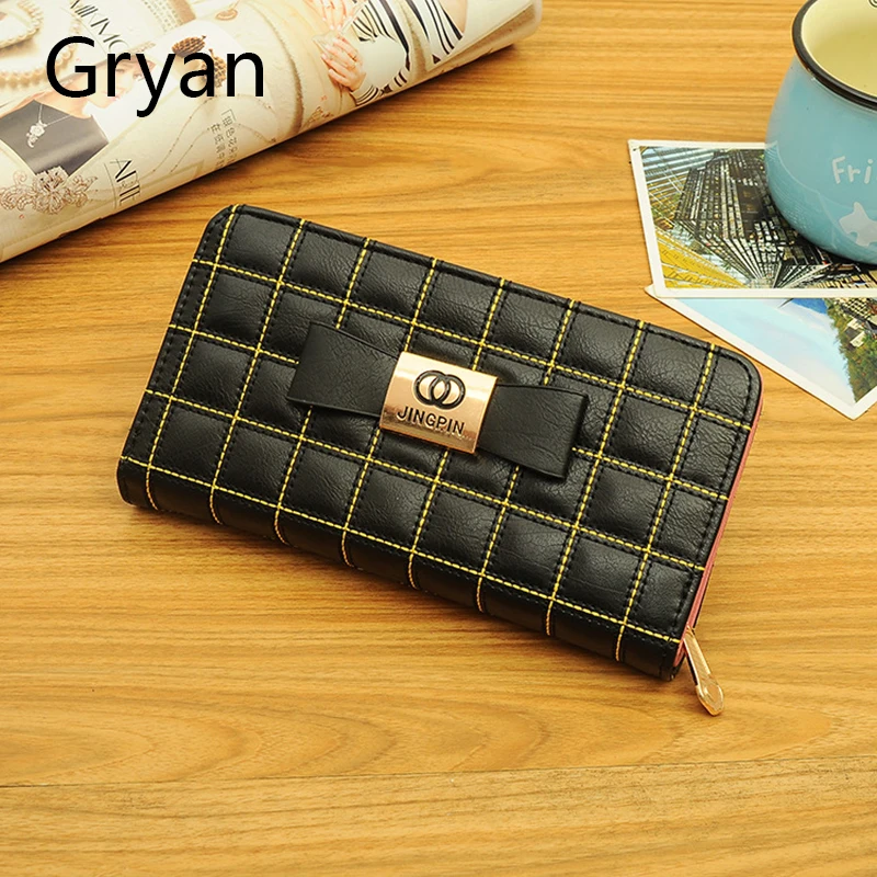 Women plain checkered Korean Fashion Wallet Female zipper Holder large capacity Handy Clutch Two-Folds Purse Card Change 209
Women plain checkered Korean Fashion Wallet Female zipper Holder large capacity Handy Clutch Two-Folds Purse Card Change 209