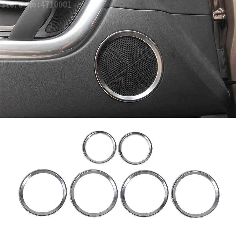 ABS Chrome Side Door Audio Loudspeaker Cover Decoration Circle Ring For Land Rover Discovery Sport 2015 2016 2017
ABS Chrome Side Door Audio Loudspeaker Cover Decoration Circle Ring For Land Rover Discovery Sport 2015 2016 2017