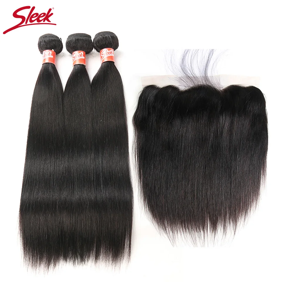 Sleek Peruvian Straight Hair 13x4 Lace Frontal Closure With Bundles Human Hair 3 Bundles With Closure Free Part Non-Remy
Sleek Peruvian Straight Hair 13x4 Lace Frontal Closure With Bundles Human Hair 3 Bundles With Closure Free Part Non-Remy