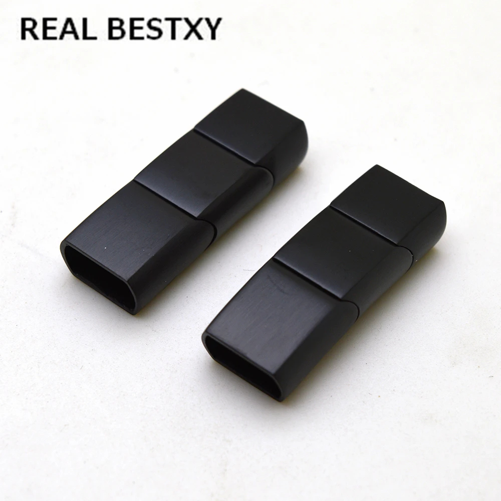 REAL BESTXY Custom Logo 5pc/lot 11.2*6.4mm triple Magnetic Clasps Flat Leather Cord Bracelet Magnet Buckle
REAL BESTXY Custom Logo 5pc/lot 11.2*6.4mm triple Magnetic Clasps Flat Leather Cord Bracelet Magnet Buckle