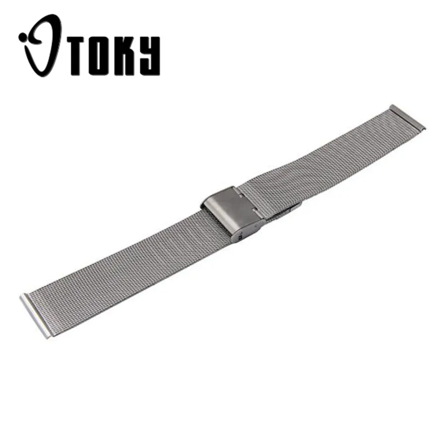 OTOKY Hot Unique Fashion Milanese Stainless Steel watch band 20mm Wrist Watch Band Strap relogio masculino Drop ship F25