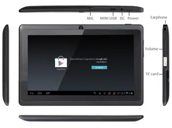 DHL Q8 7 inch Dual Core MP4 Q88 Pro Cheap Tablet PC Allwinner A33 A23 Quad core 512M 4GB/8GB android4.2 WIFI dual camera OTG
DHL Q8 7 inch Dual Core MP4 Q88 Pro Cheap Tablet PC Allwinner A33 A23 Quad core 512M 4GB/8GB android4.2 WIFI dual camera OTG