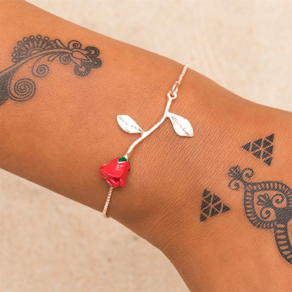 Vienkim Vintage Rose Flower Charms Bracelets Trendy Female Link&Chain Bracelet Bangles Wedding Party Jewelry Bridesmaid Gift
Vienkim Vintage Rose Flower Charms Bracelets Trendy Female Link&Chain Bracelet Bangles Wedding Party Jewelry Bridesmaid Gift