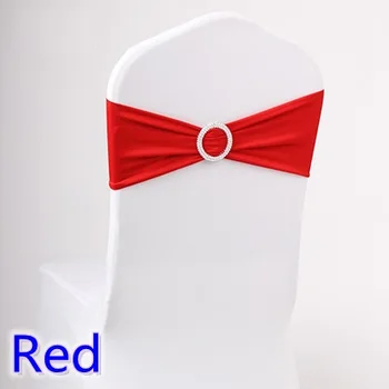 Red colour wedding chair sash spandex band with diamond buckle for chair covers lycra bow tie spandex sash ribbon belt on sale
Red colour wedding chair sash spandex band with diamond buckle for chair covers lycra bow tie spandex sash ribbon belt on sale