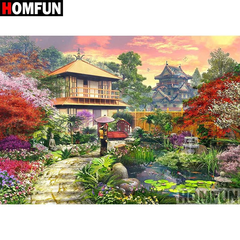 HOMFUN Full Square/Round Drill 5D DIY Diamond Painting "Japanese Scenic" Embroidery Cross Stitch 5D Home Decor Gift A07484
HOMFUN Full Square/Round Drill 5D DIY Diamond Painting "Japanese Scenic" Embroidery Cross Stitch 5D Home Decor Gift A07484