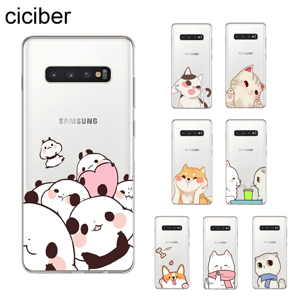 ciciber Cartoon Dog Cat Cover For Samsung Galaxy S9 S8 S7 S6 S5 S10+ S10e Lite Edge Plus mini Phone Case Shell Soft Silicone TPU
ciciber Cartoon Dog Cat Cover For Samsung Galaxy S9 S8 S7 S6 S5 S10+ S10e Lite Edge Plus mini Phone Case Shell Soft Silicone TPU