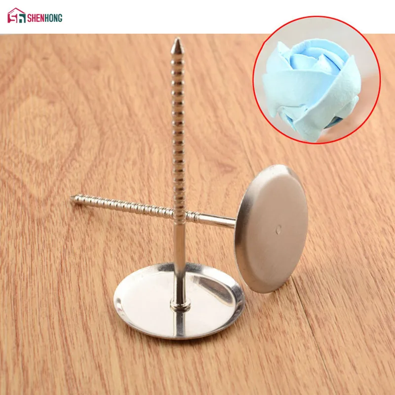 SHENHONG 1 PC Cake Decoration Flower Stand Nail For Icing Piping Tips Cream Flower Transfer
SHENHONG 1 PC Cake Decoration Flower Stand Nail For Icing Piping Tips Cream Flower Transfer
