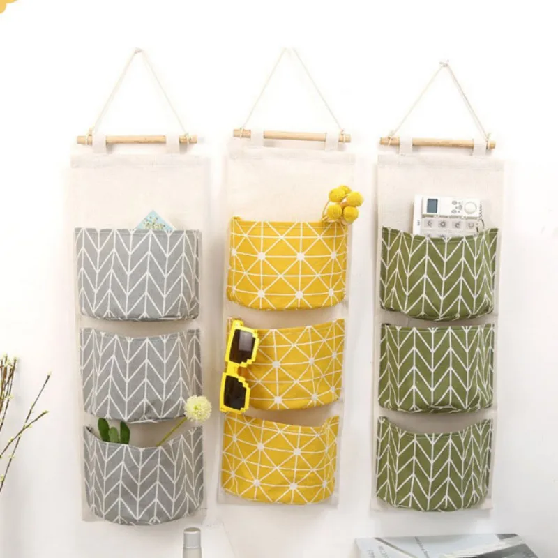 Home Storage & Organization Storage Bags Cotton And Linen Three-Layer Storage Hanging Bag Yellow Green Gray 3 Layers Hanging
Home Storage & Organization Storage Bags Cotton And Linen Three-Layer Storage Hanging Bag Yellow Green Gray 3 Layers Hanging