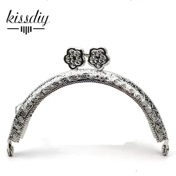 KISSDIY 10 pcs 8.5cm Silver Metal Purse Frame Handle for Bag Handbag Hardware Accessories Making plum Kiss Clasp Lock
KISSDIY 10 pcs 8.5cm Silver Metal Purse Frame Handle for Bag Handbag Hardware Accessories Making plum Kiss Clasp Lock
