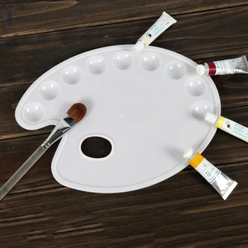 9 Wells Design Plastic Palette Art Paint Supplies Plastic Drawing Tray Color Palette For Oil Watercolor White Painting Pallet
9 Wells Design Plastic Palette Art Paint Supplies Plastic Drawing Tray Color Palette For Oil Watercolor White Painting Pallet