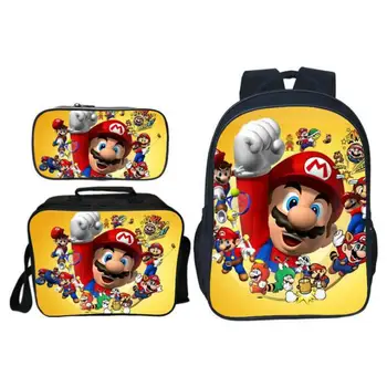 Hot Children Schoolbag Orthopedic Backpack Super Mario Bros Cartoon Prints Satchel School Bags Mochila Escolar Feminina
Hot Children Schoolbag Orthopedic Backpack Super Mario Bros Cartoon Prints Satchel School Bags Mochila Escolar Feminina