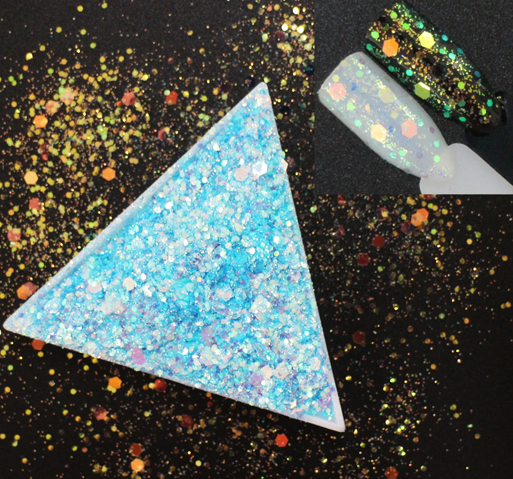 30g~500g, Mix Hexagon Shapes Sequins, Iridescent Rainbow Shining Color Slices 3D Nail Art Glitters Paillettes
30g~500g, Mix Hexagon Shapes Sequins, Iridescent Rainbow Shining Color Slices 3D Nail Art Glitters Paillettes