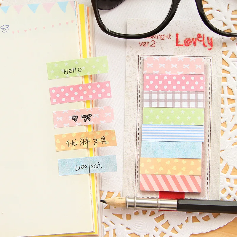 6 pcs/Lot Lovely dot pattern it it note pad Masking it sticky notes sticker stationery office accessories School supplies
6 pcs/Lot Lovely dot pattern it it note pad Masking it sticky notes sticker stationery office accessories School supplies