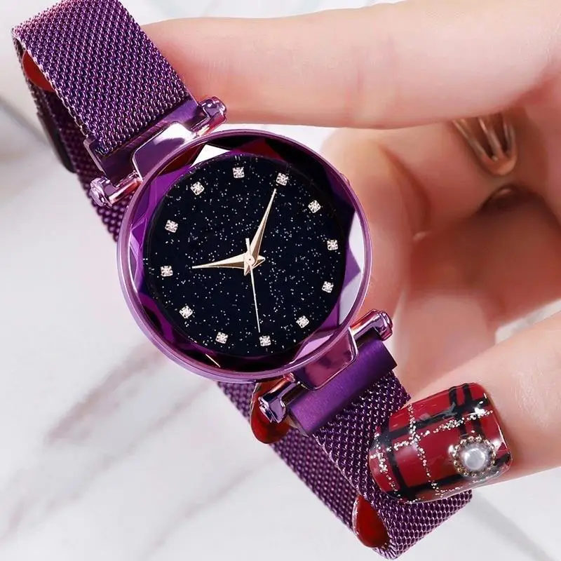 Luxury Rose Gold Women Watches Starry Sky Magnetic Female Wristwatch Waterproof Rhinestone Clock relogio feminino montre femme
Luxury Rose Gold Women Watches Starry Sky Magnetic Female Wristwatch Waterproof Rhinestone Clock relogio feminino montre femme