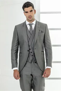 Newest A Button Wedding Suits Men Suits for Groom Wedding Tuxedos Suits Best Man Groomsmen Suit (Jacket + Pants + Vest)
Newest A Button Wedding Suits Men Suits for Groom Wedding Tuxedos Suits Best Man Groomsmen Suit (Jacket + Pants + Vest)