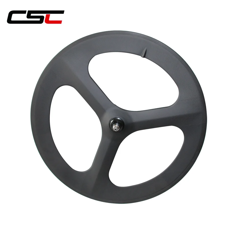 Three spokes carbon wheels Track or Road Tri spokes wheels Clincher Tubular three spokes wheel
Three spokes carbon wheels Track or Road Tri spokes wheels Clincher Tubular three spokes wheel