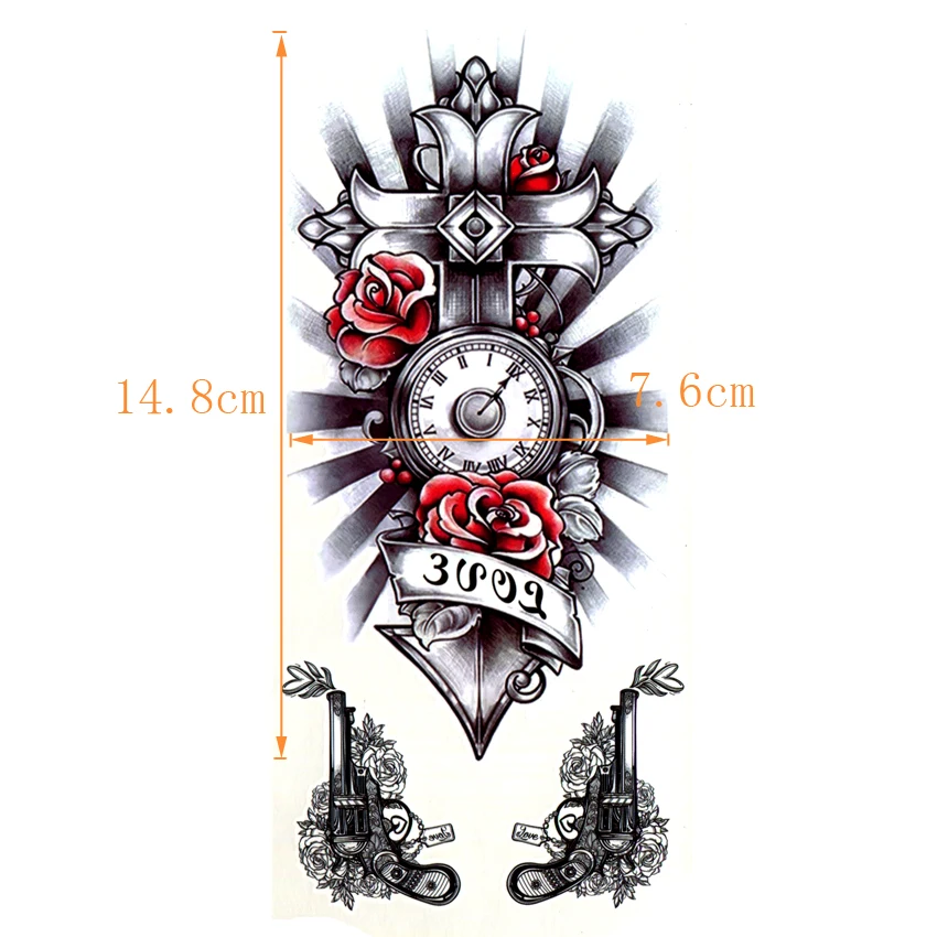 5 Stucke Revolver Wasserdicht Temporare Tattoos Manner Henna Tattoo Aufkleber Erlosung Des Kreuz Gefalschte Tatoos Temporare Fur Frauen Tattoo Sticker Henna Tattoo Stickerstemporary Tattoos Men Aliexpress