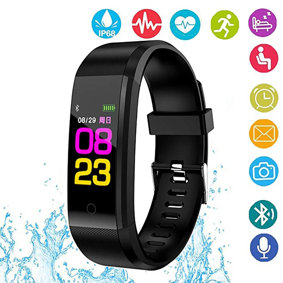 Smart Watch Men Bluetooth 4.0 Activity Tracker Sport Watch for IOS Android Gravity Sensor Colorful Screen Pedometer Watch
Smart Watch Men Bluetooth 4.0 Activity Tracker Sport Watch for IOS Android Gravity Sensor Colorful Screen Pedometer Watch