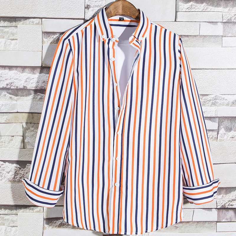 2019 New Arrival Printed Striped Leisure Men Shirts Long Sleeve Button-down Collar Soft Fabric Sping Summer Men Casual Shirts
2019 New Arrival Printed Striped Leisure Men Shirts Long Sleeve Button-down Collar Soft Fabric Sping Summer Men Casual Shirts