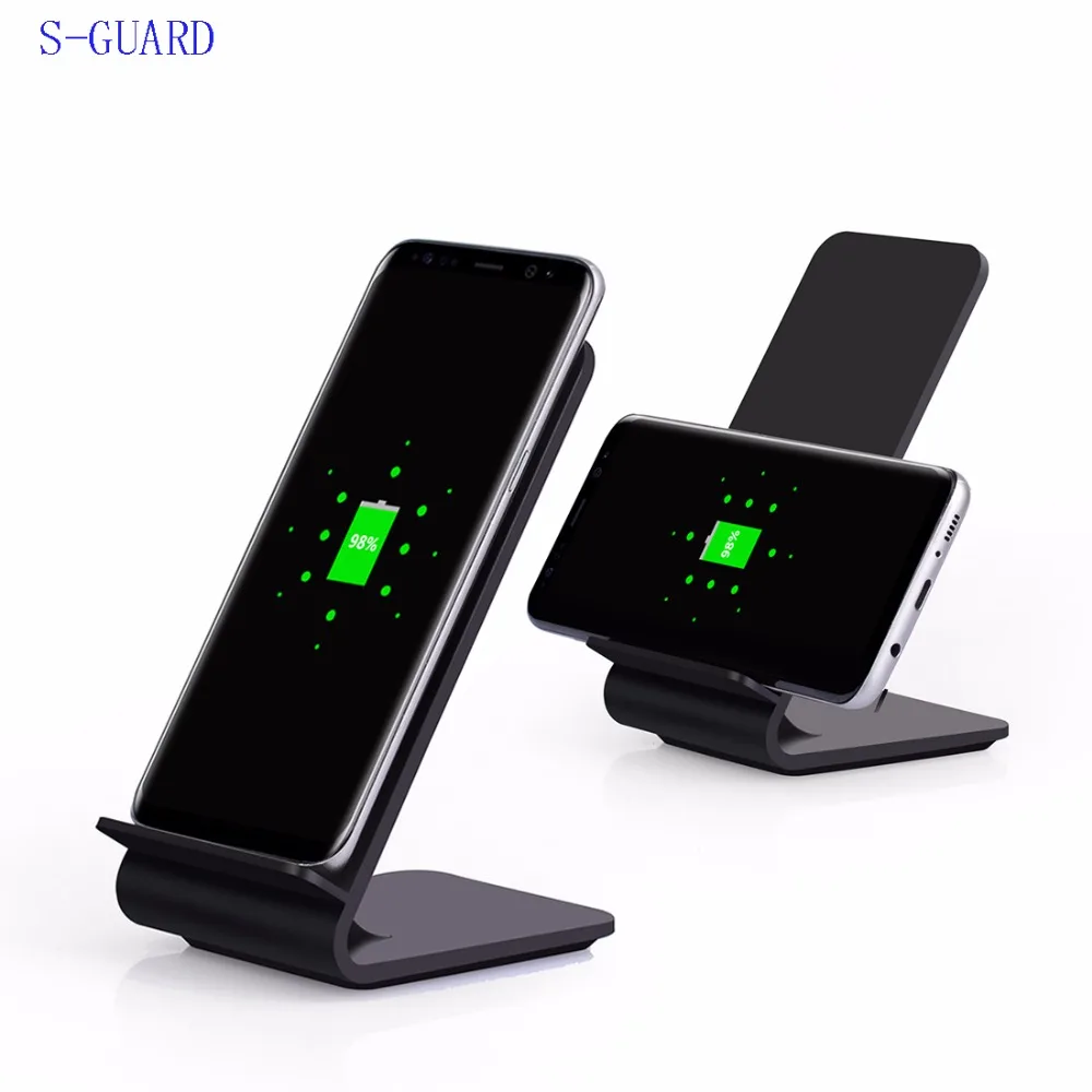 

S-GUARD 10W Qi Wireless Charger Fast Charge Pad Charging For SAMSUNG S8 S6Edge+Plus S7 S7Edge Note5/note8 IphoneX iphone 8 8plus