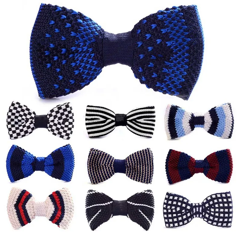 New Style Men Women Knit Bowtie Adjustable Butterfly Double Deck Neckwear Bowties Designer Knitting Dress Knitted Bow Tie 
New Style Men Women Knit Bowtie Adjustable Butterfly Double Deck Neckwear Bowties Designer Knitting Dress Knitted Bow Tie