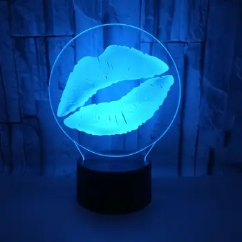 New Lip Stereo Vision Touch 3d Small Night Light Remote Colorful Usb 3d Small Table 3d Lamp White base Lovely 7 color change
New Lip Stereo Vision Touch 3d Small Night Light Remote Colorful Usb 3d Small Table 3d Lamp White base Lovely 7 color change