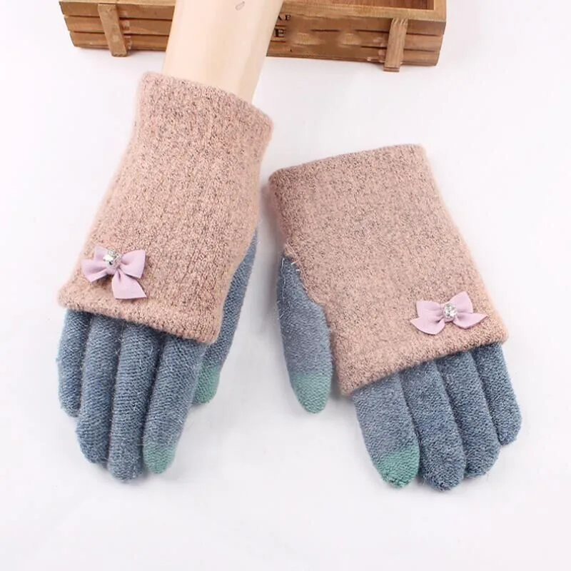 BING YUAN HAO XUAN 2018 Women Winter Warm Gloves Double layer Separable Fingerless Gloves Knitted Female Rabbit Fur Gloves
BING YUAN HAO XUAN 2018 Women Winter Warm Gloves Double layer Separable Fingerless Gloves Knitted Female Rabbit Fur Gloves
