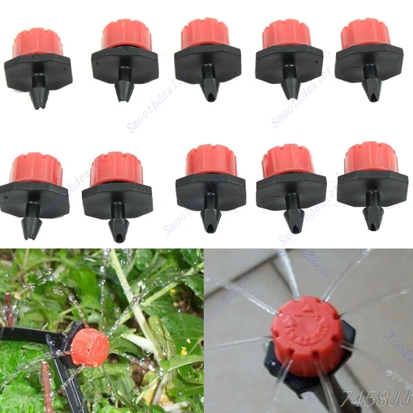 50Pcs/Lot Garden Sprinklers Irrigation Misting Micro Flow Dripper Drip Head 1/4'' Hose G03 Drop ship
50Pcs/Lot Garden Sprinklers Irrigation Misting Micro Flow Dripper Drip Head 1/4'' Hose G03 Drop ship