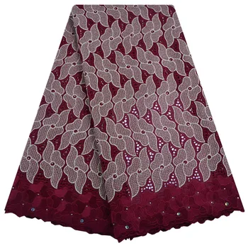 High Quality Wine Swiss Voile Lace 2019 African Voile Cotton Lace Fabric African Dry 100% Cotton Lace Fabric For Wedding Dress
High Quality Wine Swiss Voile Lace 2019 African Voile Cotton Lace Fabric African Dry 100% Cotton Lace Fabric For Wedding Dress