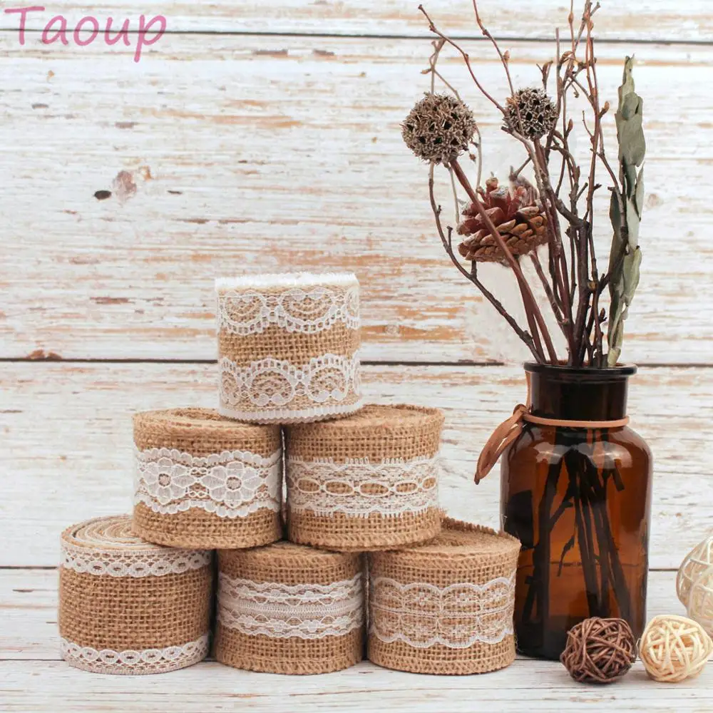 Taoup 5cm*2m Ruban Natural Jute Ficelle Toile De Jute Burlap Juta Rustic Wedding Decor Accessories Vintage Weddings & Events DIY
Taoup 5cm*2m Ruban Natural Jute Ficelle Toile De Jute Burlap Juta Rustic Wedding Decor Accessories Vintage Weddings & Events DIY