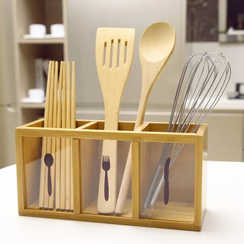 Multifunctional Bamboo Racks Lek Spoon Chopsticks Storage Box Tableware Storage Tube Friendly Japan Style Kitchenware
Multifunctional Bamboo Racks Lek Spoon Chopsticks Storage Box Tableware Storage Tube Friendly Japan Style Kitchenware