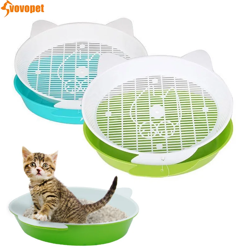 VOVOPET Cat Bedpans Toilet Round Semi-closed Double Layer Sifting Poo Small Animal Kitten Potty Indoor Home Cats Litter Box
VOVOPET Cat Bedpans Toilet Round Semi-closed Double Layer Sifting Poo Small Animal Kitten Potty Indoor Home Cats Litter Box