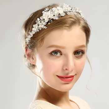 New Wedding Prom Flower Headband Headpiece Hair Bridal Bridesmaid Rhinestone Pearl Crown Tiara Forehead Hair Accessories Jewelry
New Wedding Prom Flower Headband Headpiece Hair Bridal Bridesmaid Rhinestone Pearl Crown Tiara Forehead Hair Accessories Jewelry