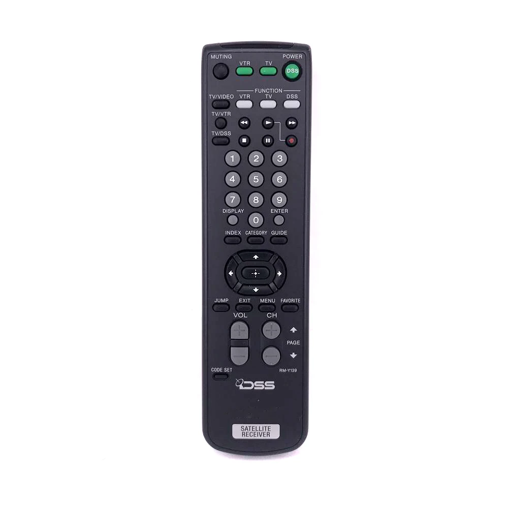 Used Original RM-Y139 For Sony RMY139 Satellite Receiver TV DSS Remote Control 141860911 147534211 147534212 147534311 REMM400VD 
Used Original RM-Y139 For Sony RMY139 Satellite Receiver TV DSS Remote Control 141860911 147534211 147534212 147534311 REMM400VD