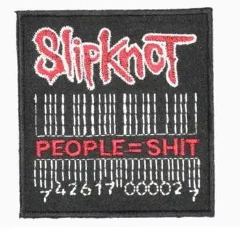 SLIPKNOT People = Shit Barcode Music Band Iron On/Sew On Patch Tshirt TRANSFER MOTIF APPLIQUE Rock Punk Badge Wholesale
SLIPKNOT People = Shit Barcode Music Band Iron On/Sew On Patch Tshirt TRANSFER MOTIF APPLIQUE Rock Punk Badge Wholesale