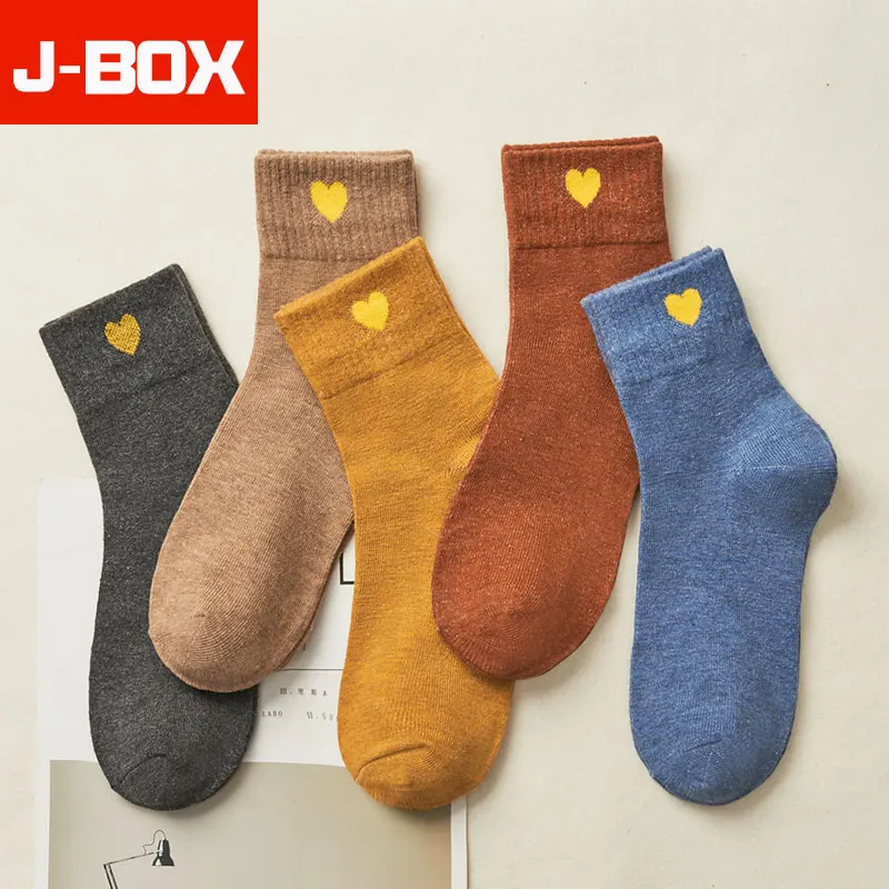 5 Pair New Kawaii Cute Socks Women Red Heart Pattern Soft Breathable Cotton Socks Ankle-High Casual Comfy Socks Fashion Style
5 Pair New Kawaii Cute Socks Women Red Heart Pattern Soft Breathable Cotton Socks Ankle-High Casual Comfy Socks Fashion Style