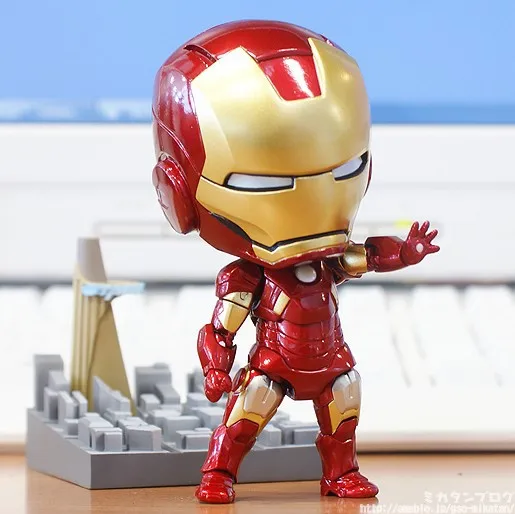 Nendoroid 284 Mark7 Marvel Avengers Cute 4" Iron Man Tony Stark Set PVC Action Figure Collection Model Toys
Nendoroid 284 Mark7 Marvel Avengers Cute 4" Iron Man Tony Stark Set PVC Action Figure Collection Model Toys