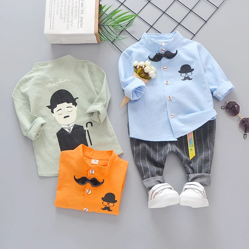 2019 Baby Boys Clothes Suits Gentleman Style Kids Toddler beard Shirt+Pants 2 Pcs Casual Suits Children Infant Casual Sets
2019 Baby Boys Clothes Suits Gentleman Style Kids Toddler beard Shirt+Pants 2 Pcs Casual Suits Children Infant Casual Sets