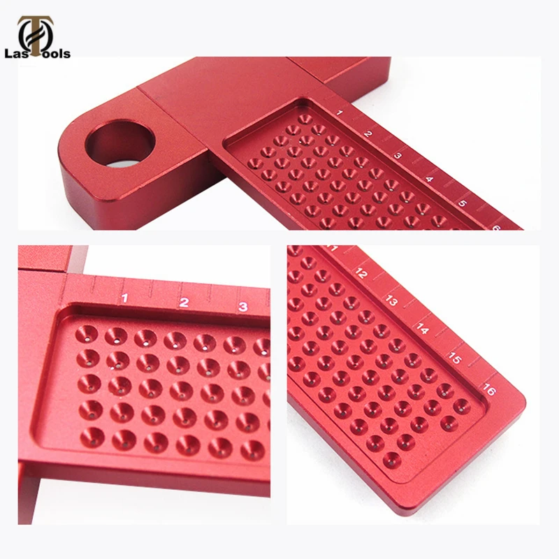 Woodworking T Ruler 160mm Hole Positioning Crossed Marking Gauge Aluminum Alloy Metric Scriber Measuring Tools Carpenter
Woodworking T Ruler 160mm Hole Positioning Crossed Marking Gauge Aluminum Alloy Metric Scriber Measuring Tools Carpenter