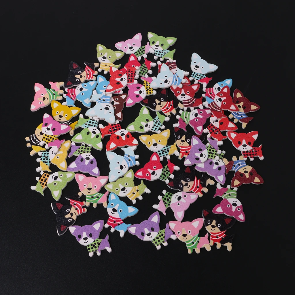 50pcs Mixed Wooden Mult-color Dog Buttons Sewing Scrapbooking Craft 2 Holes 25mmRamadan Festival Gifts
50pcs Mixed Wooden Mult-color Dog Buttons Sewing Scrapbooking Craft 2 Holes 25mmRamadan Festival Gifts