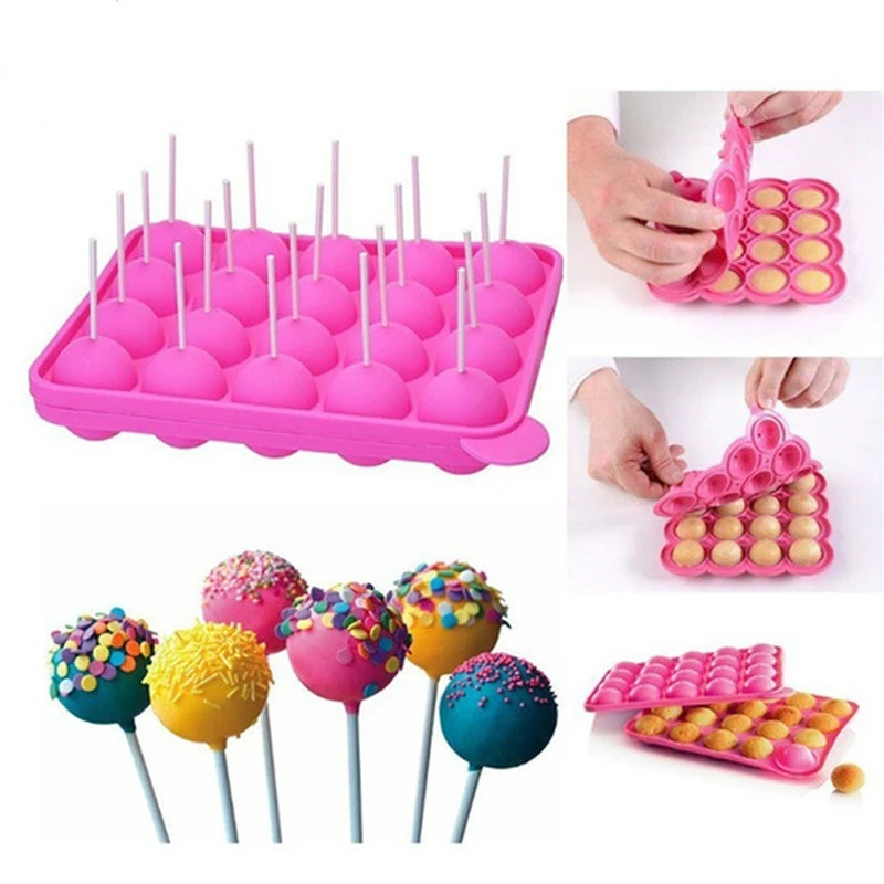 8.8*7.2inch Food Grade Silicone Lollipop Mold Pop Cupcake Chocolate Mold Lollipop Cake Molds
8.8*7.2inch Food Grade Silicone Lollipop Mold Pop Cupcake Chocolate Mold Lollipop Cake Molds