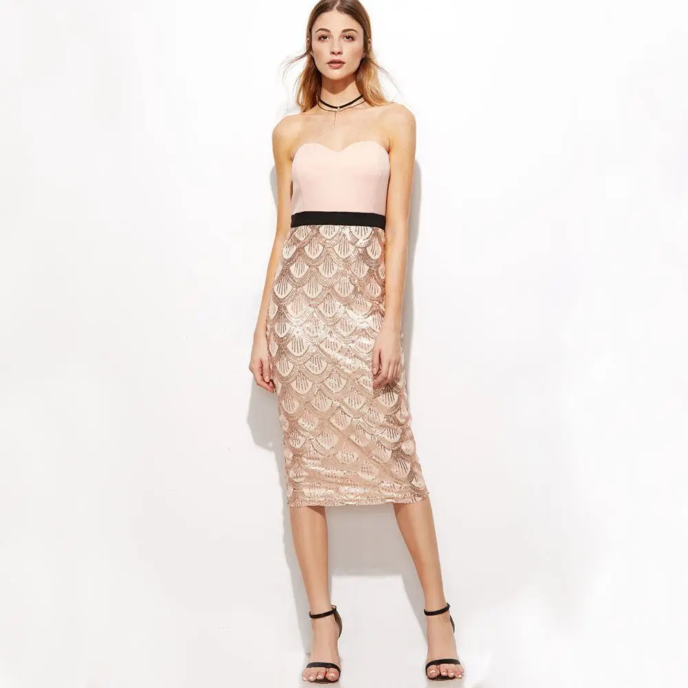 2018 Sexy Bra Strapless Fish Scale Sequined Party Dress Sheath Off Shoulder Bodycon Tunic Rose Gold Women Club Dress
2018 Sexy Bra Strapless Fish Scale Sequined Party Dress Sheath Off Shoulder Bodycon Tunic Rose Gold Women Club Dress