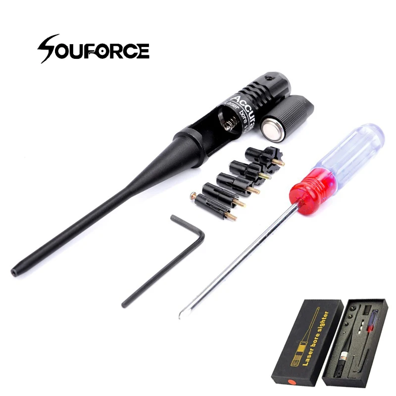 New Tactical .22 to .50 Caliber Bore Sight Caliber Boresight with 650nm red Dot Laser fit Airsoft Scope Hunting Accessories
New Tactical .22 to .50 Caliber Bore Sight Caliber Boresight with 650nm red Dot Laser fit Airsoft Scope Hunting Accessories
