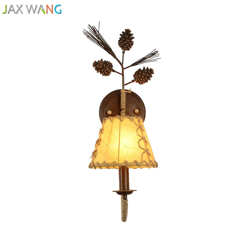 American Country Led Wall Lamp Retro Creative Led Wall Sconce Bedroom Bedside Pinecone Wall Lamp Living Room Home Wall Decor
American Country Led Wall Lamp Retro Creative Led Wall Sconce Bedroom Bedside Pinecone Wall Lamp Living Room Home Wall Decor