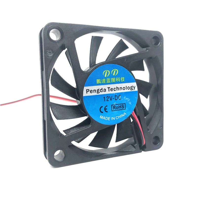 New Ball bearing Oil bearing 6010 60MM 60x60x10MM DC 5V 12V 24V Ultra-thin silence Graphics Card fan Cooling fan with 2pin
New Ball bearing Oil bearing 6010 60MM 60x60x10MM DC 5V 12V 24V Ultra-thin silence Graphics Card fan Cooling fan with 2pin