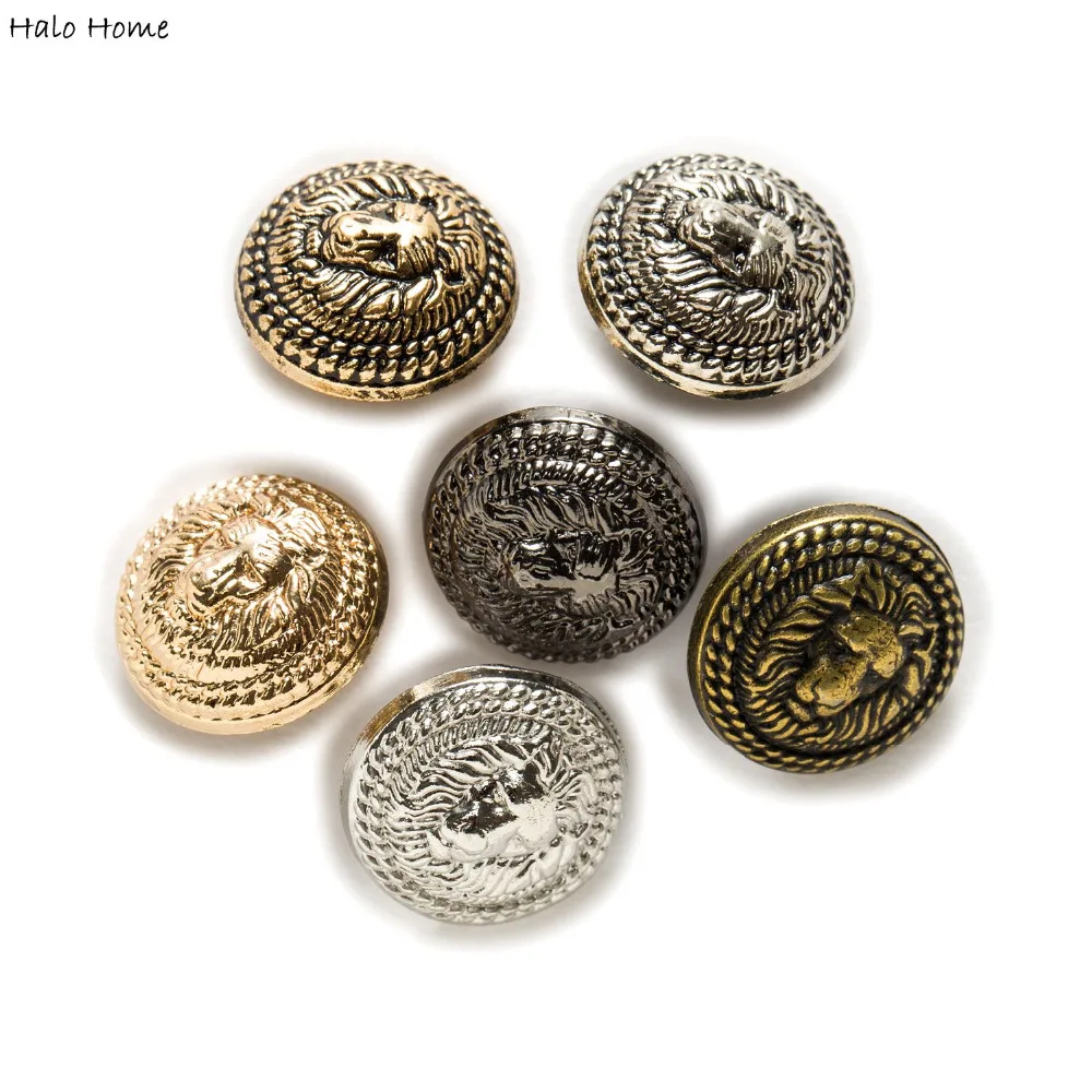 Halo Home 5pcs Lion Pattern Shank Metal Button Round for Sewing Clothing Suits Blazer Jacket Uniform Handwork 12.5-25mm
Halo Home 5pcs Lion Pattern Shank Metal Button Round for Sewing Clothing Suits Blazer Jacket Uniform Handwork 12.5-25mm