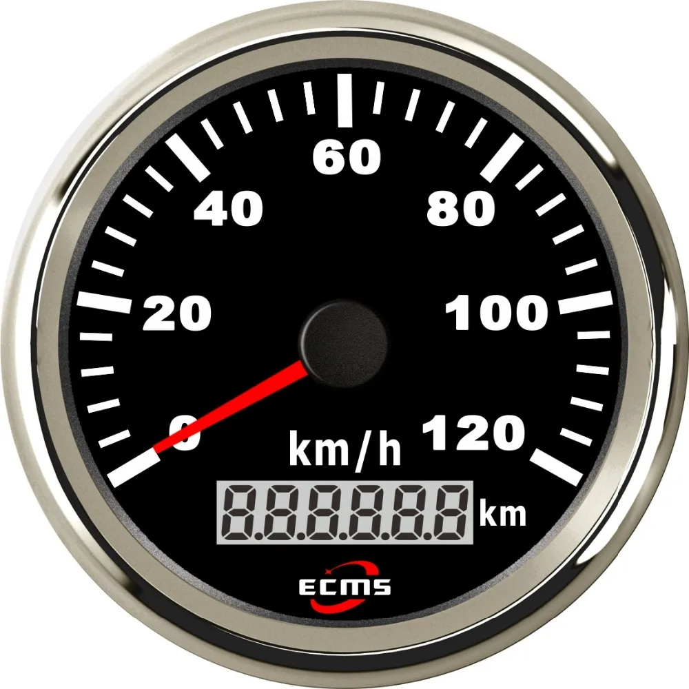 Спидометр 9-32 в 120 км/ч 85 мм 316L хромированный черный циферблат 900-00079
Спидометр 9-32 в 120 км/ч 85 мм 316L хромированный черный циферблат 900-00079