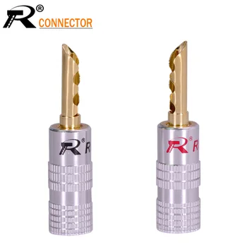 100pcs/50pairs black&red Banana plug 24K Gold Plated Copper BFA 4mm Banana connector Male Speaker plug
100pcs/50pairs black&red Banana plug 24K Gold Plated Copper BFA 4mm Banana connector Male Speaker plug